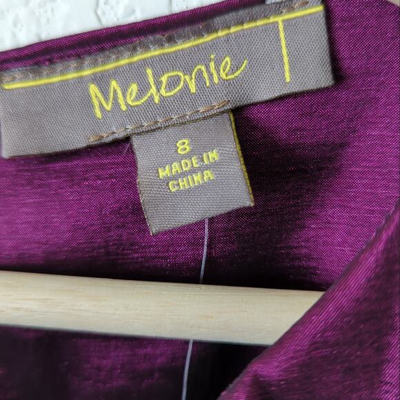 melonie Womens Formal Dress Fushia Small Ruching Bodycon Party Cocktail Event - Picture 6 of 8